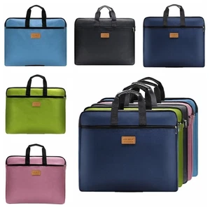Multi-layer A4 File Folder Oxford Cloth Documents Bag School - Picture 1 of 17