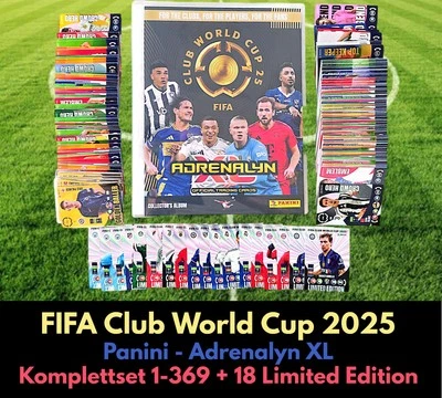 Panini FIFA Club World Cup 25 Adrenalyn XL 2025 -- Komplettsatz 1-369 + 18 LE - Bild 1 von 4