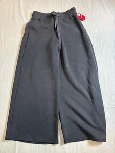 Woman's Spanx Air Essentials Cropped Wide Leg Black Pants Size XS Petite New! - Picture 1 of 7