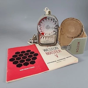 Weston Master V Universal Belichtungsmesser 748 mit Koffer & Handbuch - schön - Bild 1 von 7
