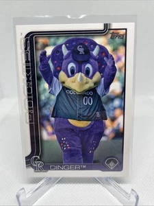 2025 Topps Serie 1 Celebration Mascot Dinger - Bild 1 von 2