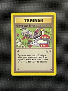 Error de computadora #16 Black Star Promo Pokémon Juego de cartas coleccionables WotC LP de colección - Imagen 1 de 2