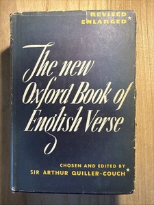 The Oxford Book Of English Verse 1250-1918 ~ (1939 New Edition) HC Quiller-Couch - Bild 1 von 13
