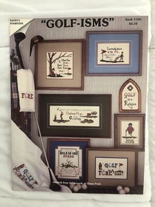 Karen's Kreations Golf-Isms Golf Kreuzstichmuster 106, sehr guter Zustand + - Bild 1 von 3