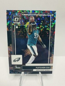 2022 Donruss Optic Fletcher Cox No.161 No Huddle Silver Disco Prizm Eagles /125