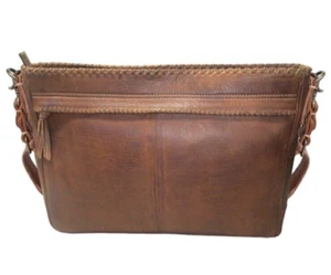 Authentic Scully Leather Messenger Bag - Picture 1 of 11