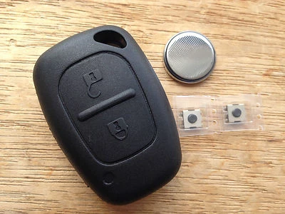 NON BRANDED 2 Button Remote Key Fob Case For Renault Trafic Master Vauxhall Vivaro Repair v