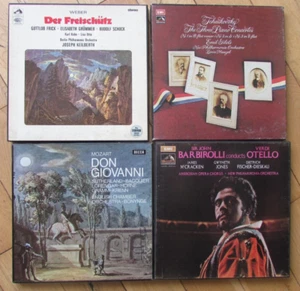 Job Lot of 4 Classical Music BOX SETS Vinyl Records LPs Verdi Mozart Tchaikovsky - Picture 1 of 6