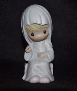 PRECIOUS MOMENTS NATIVITY - E2800- MARY - COME LET US ADORE HIM  - Picture 1 of 5