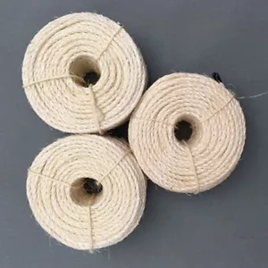 Sisal Rope Cat Tree DIY Climbing Frame Scratching Post Toys Desk Legs Binding - Picture 1 of 16