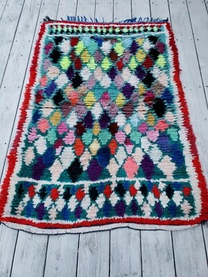 Moroccan Berber Rug Azilal High Atlas 145 × 95cm / 4'9" x 3'1" - Изображение 1 из 4