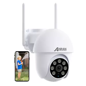ANRAN ÜBERWACHUNGSKAMERA 360°FUNK WLAN WIFI 5MP IP NETZWERK CAMERA Outdoor AUßEN - Bild 1 von 13