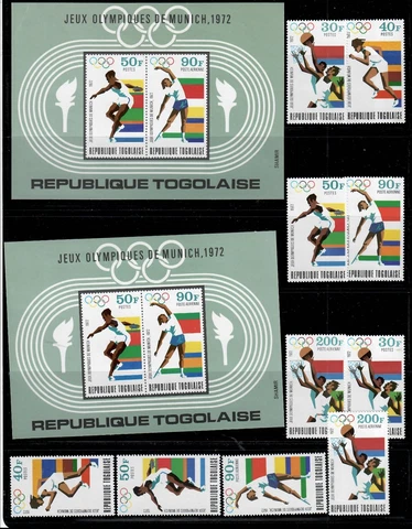 Togo,Scott#814-816+C180-C181,Olympics,MNH,Scott=$46 Cover