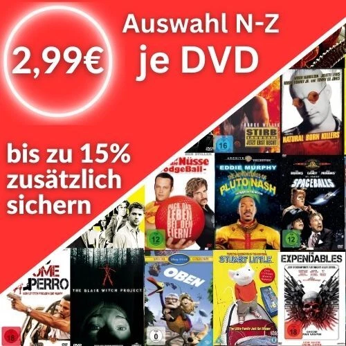 DVD Filme zum aussuchen Riesige Auswahl - Filmtitel von N bis Z - Bild 1 von 1