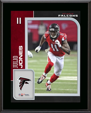 Julio Jones Atlanta Falcons 10.5'' x 13'' Sublimated Player Plaque - Fanatics Cover