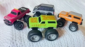 McDonalds Monstertruck Happy Meal Plastik Lot 4 Van, F-150 & 2 Broncos 1980’s - Bild 1 von 7