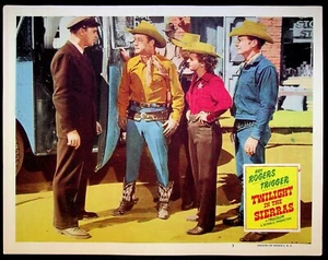 Twilight in the Sierras 1950 w/ Roy Rogers Original Lobby Card #7 Cowboy Western - Picture 1 of 2