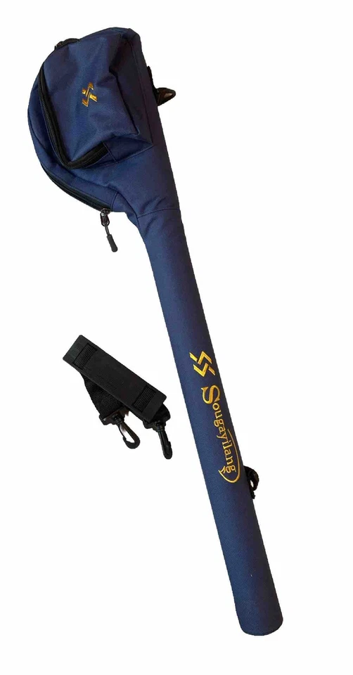 Sougayilang 30” Bolsa Protetora para Vara de Pesca com Mosca Bolsa de Lona Pólo Único Lote de 2 - Imagem 1 de 4