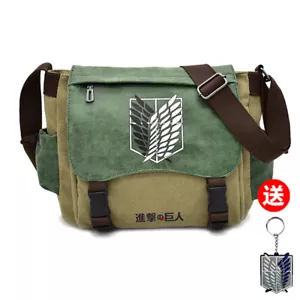 Attack on Titan Anime Umhängetasche Mode Schultertasche Umhängetasche Geschenk Cosplay - Bild 1 von 2