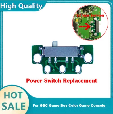 1/2PCS Power Switch V2.0 Replacement For GBC Game Boy Color Game Console SUK - Image 1 of 3