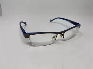 ETNIA BARCELONA MADRID GNBL GUNMETAL BLUE 54/18/140 HALF RIM XT11 - Picture 1 of 9