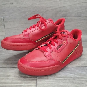 Adidas Continental 80 J 'Scarlet' Sneakers Big Kids / Men's Size 5 Red EE4359 - Picture 1 of 8