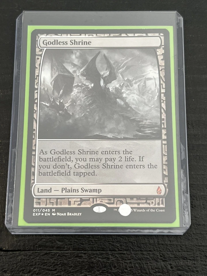 MtG Battle for Zendikar Rare Godless Shrine foil [Zendikar Expedition] - Image 1 of 1