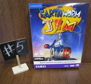 Video Game PC EarthWorm Jim Special Edition 1998 NEW SEALED #5 Big Box see pics - Picture 1 of 4