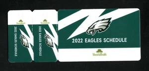 Philadelphia Eagles--Horarios de bolsillo 2022--con horarios de llavero-NovaCare - Imagen 1 de 1