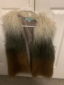 Karlie 3 Stufen Blockhaar Kunstfell Damen Weste Gr. M super weich Designer gefüttert! - Bild 1 von 6