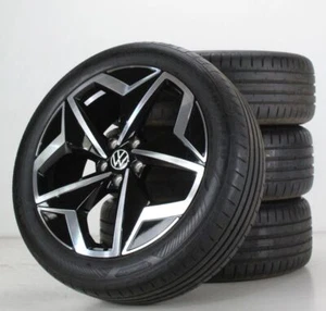 VW ID.3 Sommerräder 19 Zoll Alufelgen Andoya schw. gl. Felgen 10A601025H - Bild 1 von 12