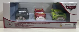 Disney Parks Cars Diecast Pull-N-Race 3 Characters W/BlackLight Underglow *READ* - Picture 1 of 7