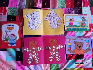 Lot Of Classroom Teacher Supplies Laminated Learning Kits K 1st Carson Dellosa - Picture 1 of 7