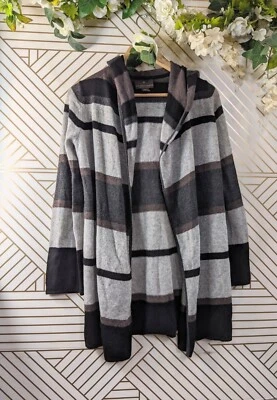 Cárdigan tejido con capucha talla XS AGUJEROS FENN WRIGHT MANSON a rayas para mujer Foto 1 de 4