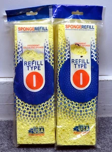 Two New Sponge Refill Type 1 - Absorbent Cellulose Sponge - Made in USA - Picture 1 of 2