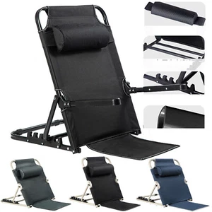 Lifting Bed Backrest Folding 40-90° Adjustable Sit up Back Rest with Armrest - Picture 1 of 17