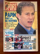 Le SPORT du 10/07/1991; Papin/ Stojkovic/ Tour de France; Breukink/ Prost/ Wimbl