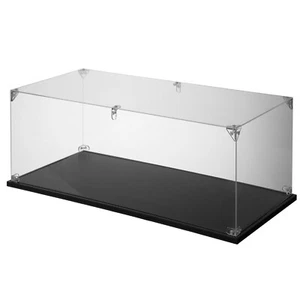 Large Clear Display Acrylic Box for Collectible Alternative Glass Case Dustproof - Picture 1 of 17