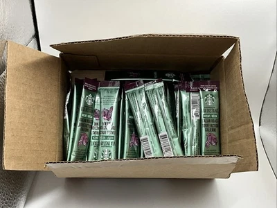 (200)STARBUCKS VIA INSTANT DECAF ITALIAN ROAST COFFEE - 0.11 Oz Packet