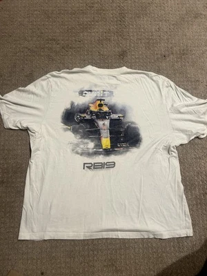 Abercrombie And Fitch Red Bull Oracle Racing T-shirt Size XXL Soft Y2K White - Image 1 of 4