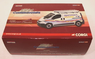 Edición Limitada Corgi 1:50 Vauxhall Vivaro BT Openreach CC14401 Modelo Raro Van - En Caja Foto 1 de 4