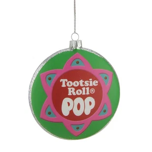Northlight 4" Candy Lane "Tootsie Roll POP" Lutscher Weihnachtsscheibe Ornament - Bild 1 von 2