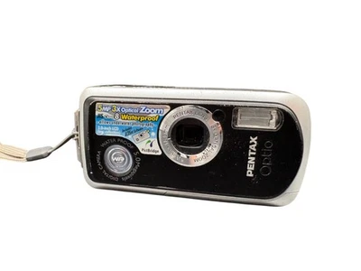 Pentax Optio WP Unterwasserkamera 5 MP, 3 fach optischer Zoom Geprüft Händler - Bild 1 von 4