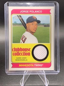 2023 Topps Heritage - Clubhouse Collection Relics Jorge Polanco #CCR-JP (MEM) - Picture 1 of 2