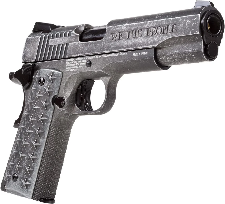 Sig Sauer 1911 We The People Semi-Automatic CO2 4.5mm Steel BB Air Pistol - Image 1 of 1