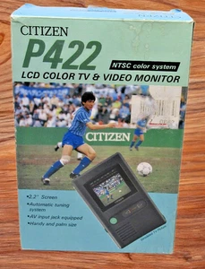 Monitor de video TV color LCD Citizen P422 sistema a color NTSC pantalla de 2,2 pulgadas - Imagen 1 de 9