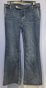 Womens 12 Flare Denim Jeans, Trouser Cut Seven, 34 X 33 - Picture 1 of 5