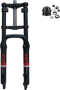 CDH 4.0" Fat Tire Bike Fork 20" / 26" Suspension Bicycle Fork & Headset - E-Bike - Picture 1 of 53