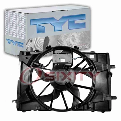 Conjunto de ventilador condensador y radiador doble TYC para Mercury Milan 2010-2011 2,5 L sa Foto 1 de 4