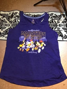Walt Disney World Run Disney Marathon Weekend 2024 Woman Tank Top Large - Picture 1 of 6